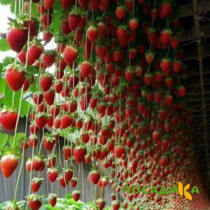 Клубника ампельная Анастасия купить по цене от 370р. в интернет-магазине «Посадика» с доставкой почтой в в Выборге и по всей России – [изображение №1].